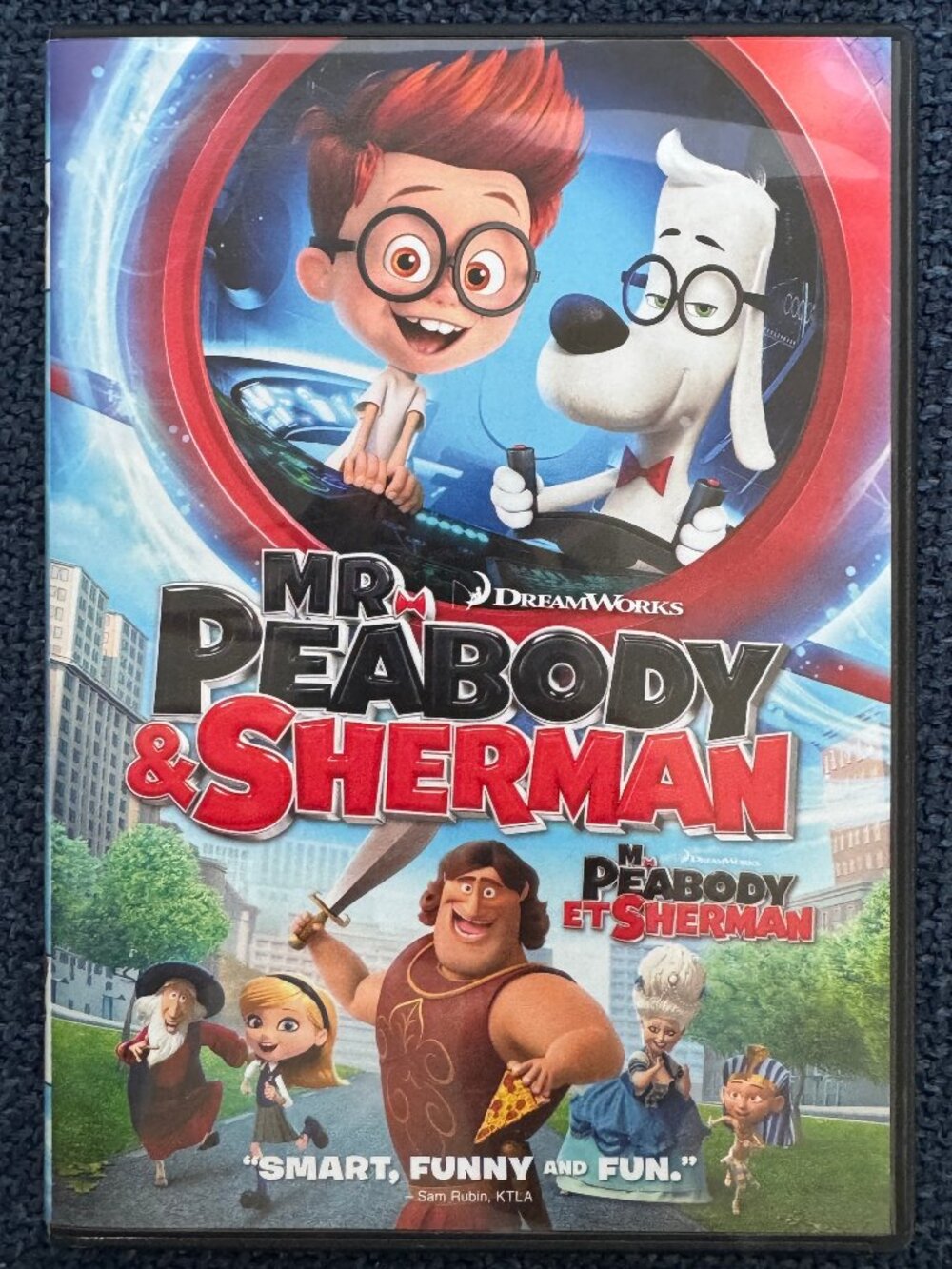 Dreamworks MR. PEABODY & SHERMAN DVD version français incluse